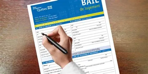 퀘벡 몬트리올 렌트 표준 계약서 Bail 작성법